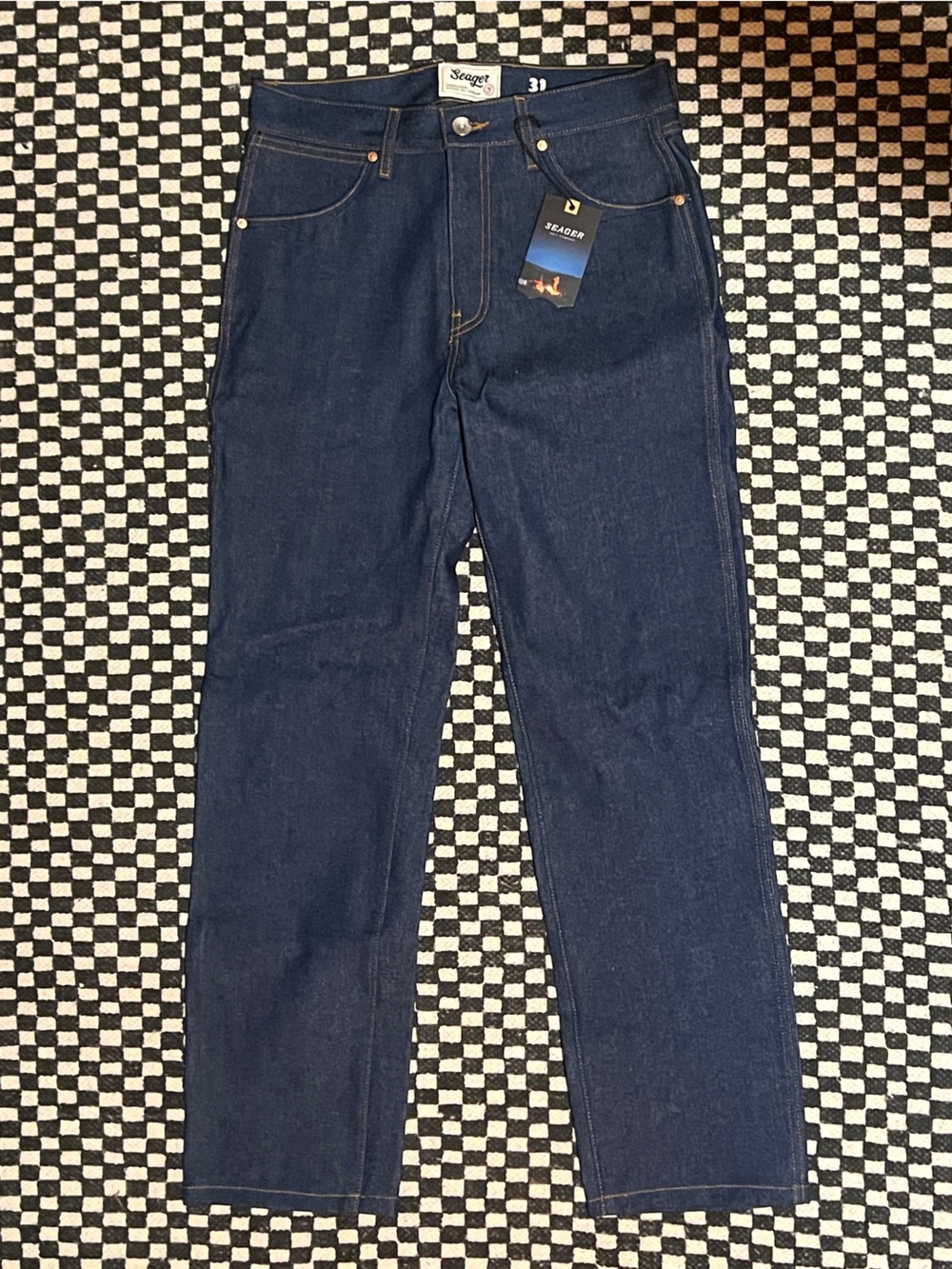 Seager Men's Jeans in Dark Blue